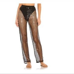 Lovers and Friends Sequin Cover up pants